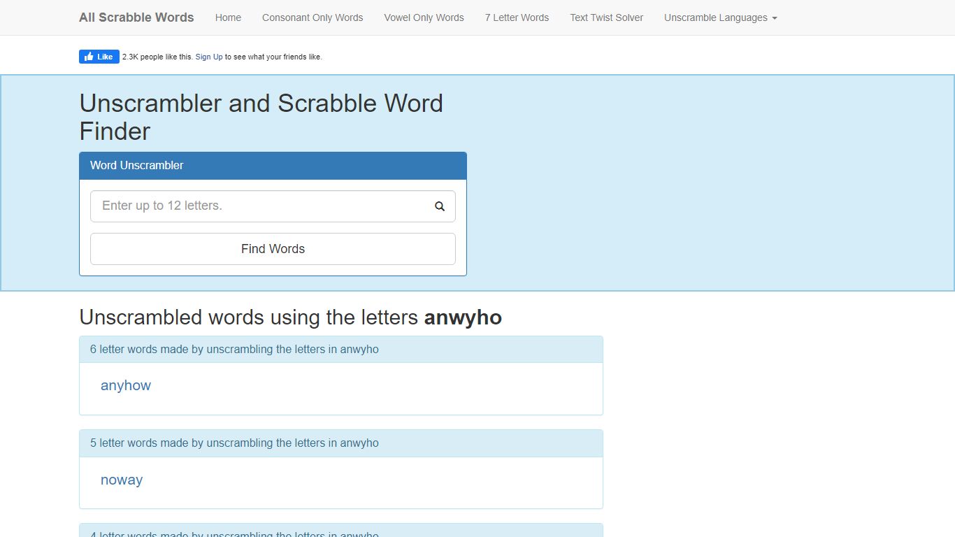 Unscramble anwyho | Unscramble Letters anwyho | Word Generator from ...